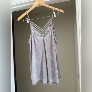 Express Gray Camisole Top